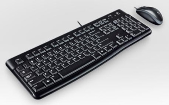 Клавиатура + мышь Logitech MK120 клав:черный мышь:черный/серый USB (920-002561) - купить недорого с доставкой в интернет-магазине