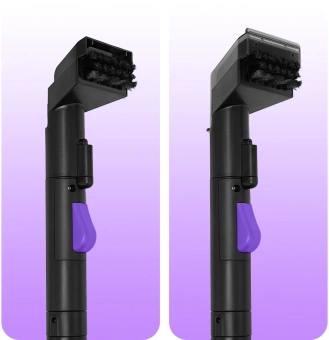 Пылесос моющий Kitfort КТ-5213 450Вт черный/фиолетовый - купить недорого с доставкой в интернет-магазине