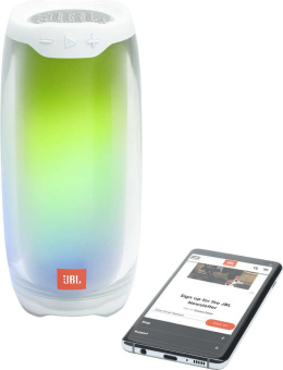 Колонка порт. JBL Pulse 4 белый 20W 1.0 BT 10м 7260mAh (JBLPULSE4WHTAM) - купить недорого с доставкой в интернет-магазине