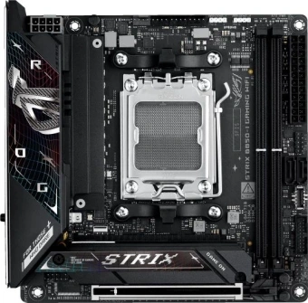 Материнская плата Asus ROG STRIX B850-I GAMING WIFI Socket AM5 AMD B850 2xDDR5 mini-ITX AC`97 8ch(7.1) 2.5Gg RAID+HDMI - купить недорого с доставкой в интернет-магазине
