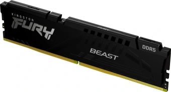 Память DDR5 32GB 5600MHz Kingston KF556C40BB2-32 Fury Beast Black RTL Gaming PC5-44800 CL40 DIMM 288-pin 1.25В single rank с радиатором Ret - купить недорого с доставкой в интернет-магазине