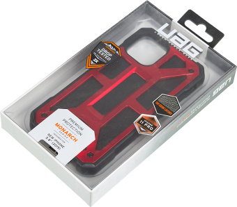 Чехол (клип-кейс) UAG для Apple iPhone 11 Pro Monarch красный/черный (111701119494) - купить недорого с доставкой в интернет-магазине