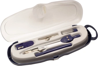 Готовальня Silwerhof Daily корпус синий металл 12см в компл.:5 предметов - купить недорого с доставкой в интернет-магазине