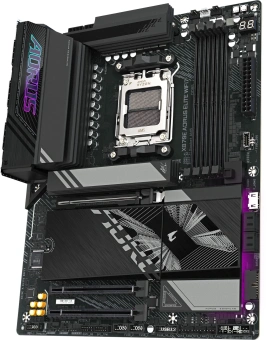 Материнская плата Gigabyte X870E A ELITE WIFI7 SocketAM5 AMD X870 4xDDR5 ATX AC`97 8ch(7.1) 2.5Gg RAID+HDMI - купить недорого с доставкой в интернет-магазине