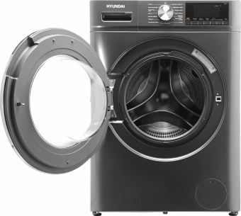 Стиральная машина Hyundai WMA8407 класс: A+++ загр.фронтальная макс.:8кг темно-серый инвертор - купить недорого с доставкой в интернет-магазине