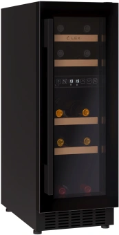 Винный шкаф Lex LWD3017BL dual zone 1-нокамерн. черный - купить недорого с доставкой в интернет-магазине
