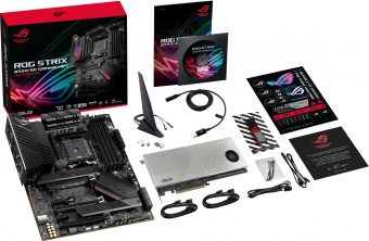 Материнская плата Asus ROG STRIX B550-XE GAMING WIFI Soc-AM4 AMD B550 4xDDR4 ATX AC`97 8ch(7.1) 2.5Gg RAID+HDMI+DP - купить недорого с доставкой в интернет-магазине