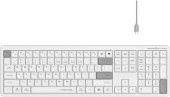 Клавиатура A4Tech Fstyler FBX55C белый USB беспроводная BT/Radio slim Multimedia (FBX55C) - цена, купить или заказать с доставкой в интернет-магазине Клавиатура A4Tech Fstyler FBX55C белый USB беспроводная BT/Radio slim Multimedia (FBX55C) - купить недорого с доставкой в интернет-магазине