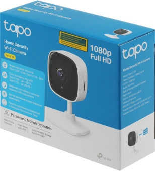 Камера видеонаблюдения IP TP-Link Tapo C100 Wi-Fi 3.3-3.3мм цв. корп.:белый/черный - купить недорого с доставкой в интернет-магазине