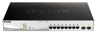 Коммутатор D-Link DGS-1210-10MP/F1A 8x1Гбит/с 2SFP 8PoE 130W настраиваемый - цена, купить или заказать с доставкой в интернет-магазине Коммутатор D-Link DGS-1210-10MP/F1A 8x1Гбит/с 2SFP 8PoE 130W настраиваемый - купить недорого с доставкой в интернет-магазине