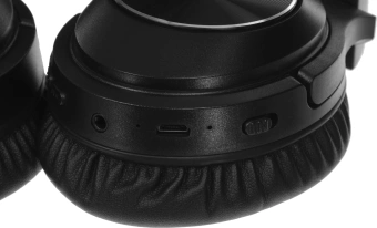 Гарнитура накладные Digma BT-20 ANC черный беспроводные bluetooth оголовье (BT20) - купить недорого с доставкой в интернет-магазине