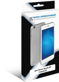 Чехол (клип-кейс) DF для Tecno Spark 8P tCase-05 черный - купить недорого с доставкой в интернет-магазине