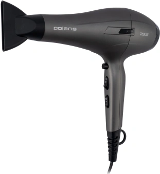 Фен Polaris PHD 2600ACi Salon Hair 2600Вт серый (PHD 2600ACI) - купить недорого с доставкой в интернет-магазине