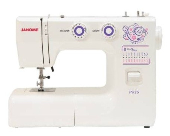 Швейная машина Janome PS-25 белый - купить недорого с доставкой в интернет-магазине