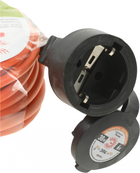 Удлинитель силовой Эра UPx-1e-3x0.75-30m-IP44 (Б0046812) 3x0.75кв.мм 1розет. 30м ПВС 6A без катушки оранжевый - купить недорого с доставкой в интернет-магазине