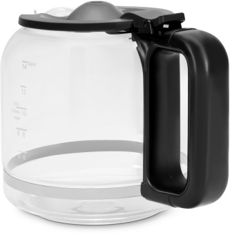 Кофеварка капельная Hyundai HYD-1212 900Вт черный/серебристый - купить недорого с доставкой в интернет-магазине