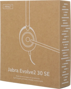 Наушники с микрофоном Jabra Evolve2 30 SE черный 1.5м накладные USB оголовье (23189-999-779) - купить недорого с доставкой в интернет-магазине