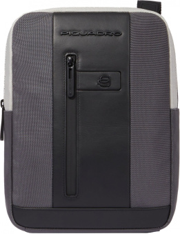 Сумка Piquadro Brief2 Special CA1816BR2S/GRN серая/черная нейлон/натур.кожа - купить недорого с доставкой в интернет-магазине