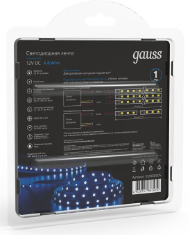 Лента светодиод. Gauss SMD 5м (312000505) - купить недорого с доставкой в интернет-магазине