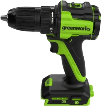 Дрель-шуруповерт Greenworks DD345 аккум. патрон:быстрозажимной (3708307CUA) - купить недорого с доставкой в интернет-магазине