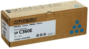 Картридж лазерный Ricoh SP C360E 408189 голубой (1500стр.) для Ricoh SP C360DNw/C360SNw/C360SFNw/C361SFNw - купить недорого с доставкой в интернет-магазине