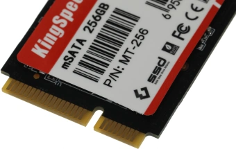Накопитель SSD Kingspec mSATA 256GB MT-256 MT Series mSATA - купить недорого с доставкой в интернет-магазине