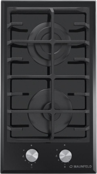 Газовая варочная поверхность Maunfeld EGHE.32.6CB/G черный - купить недорого с доставкой в интернет-магазине