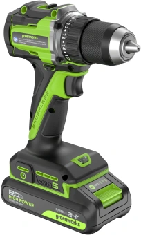 Дрель-шуруповерт Greenworks DD560 аккум. патрон:быстрозажимной (3708407CUA) - купить недорого с доставкой в интернет-магазине