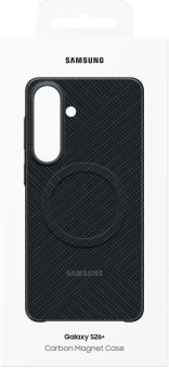 Чехол (клип-кейс) Samsung для Samsung Galaxy S26+ Carbon Magnet Case with MagSafe черный (EF-KS947SNEGRU) - купить недорого с доставкой в интернет-магазине