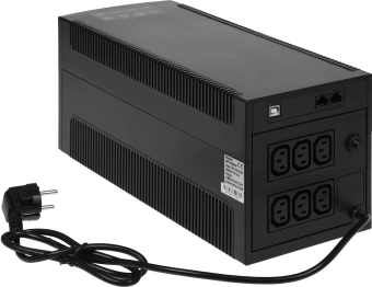 Источник бесперебойного питания Powercom Raptor RPT-2000AP 1200Вт 2000ВА черный - купить недорого с доставкой в интернет-магазине