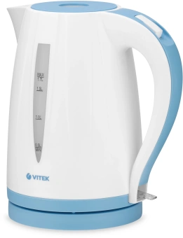 Чайник электрический Vitek VT-7031 1.7л. 2200Вт белый корпус: пластик - купить недорого с доставкой в интернет-магазине