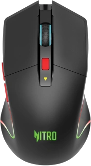 Мышь Acer Nitro OMR304 черный оптическая 3200dpi беспров. BT/Radio USB 6but (ZL.MCECC.01Z) - купить недорого с доставкой в интернет-магазине