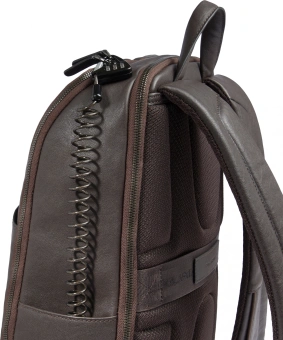 Рюкзак мужской Piquadro Black Square CA6503B3/TM темно-коричневый натур.кожа - купить недорого с доставкой в интернет-магазине