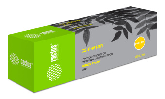 Картридж лазерный Cactus CS-PH6140Y 106R01483 желтый (2000стр.) для Xerox Phaser 6140 - купить недорого с доставкой в интернет-магазине