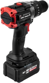 Дрель-шуруповерт Elitech CD 20BL2 (E2201.042.02) 80Вт аккум. патрон:быстрозажимной (кейс в комплекте) (205728) - купить недорого с доставкой в интернет-магазине
