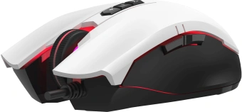 Мышь A4Tech Bloody ES7 белый оптическая 6000dpi USB 8but (ES7 PANDA WHITE) - купить недорого с доставкой в интернет-магазине