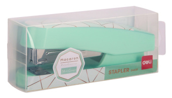 Степлер Deli E0402F Macaron 24/6 26/6 (25листов) ассорти закрытый/открытый коробка - купить недорого с доставкой в интернет-магазине