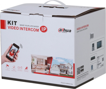 Комплект домофона Dahua DHI-KTP01L(S) черный - купить недорого с доставкой в интернет-магазине