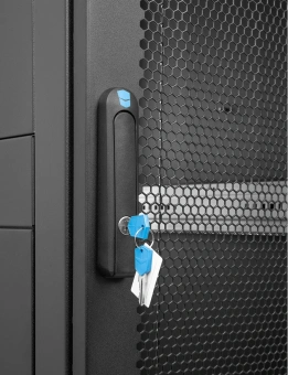 Шкаф серверный ЦМО (ШТК-М-24.6.10-44АА-9005) напольный 24U 600x1000мм пер.дв.перфор. 2 бок.пан. задн.дв.перфор. 700кг черный - купить недорого с доставкой в интернет-магазине