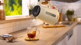 Чайник электрический Bosch TWK1M127 1.7л. 2400Вт бежевый корпус: пластик - купить недорого с доставкой в интернет-магазине