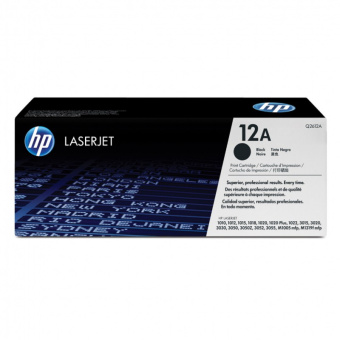 Картридж лазерный HP 12A Q2612A черный (2000стр.) для HP LJ 1010/1012/1015/1018/1020/1022 - купить недорого с доставкой в интернет-магазине