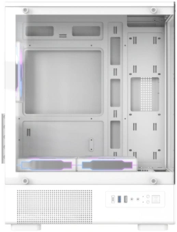 Корпус Formula Crystal Z1CM Plus AR v2 белый без БП mATX 2x120mm 1xUSB2.0 1xUSB3.0 audio bott PSU - купить недорого с доставкой в интернет-магазине