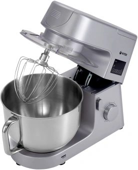 Миксер планетарный Vitek VT-PM0550 2000Вт серебристый - купить недорого с доставкой в интернет-магазине