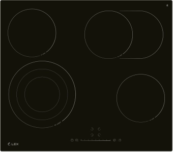 Варочная поверхность Lex EVH 642D BL черный - купить недорого с доставкой в интернет-магазине