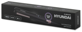 Выпрямитель Hyundai H-HS1272 40Вт черный макс.темп.:200С покрытие:керамико-турмалиновое - купить недорого с доставкой в интернет-магазине