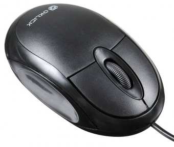 Мышь Оклик 105S черный оптическая (800dpi) USB для ноутбука (3but) - купить недорого с доставкой в интернет-магазине