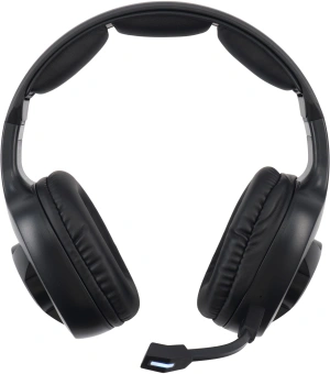 Наушники с микрофоном Оклик HS-L575G черный мониторные BT оголовье (1895253) - купить недорого с доставкой в интернет-магазине