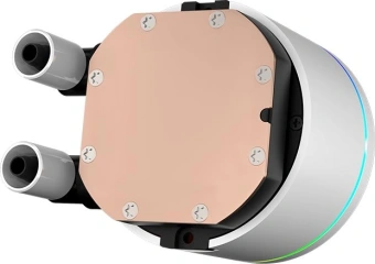 Система водяного охлаждения PcCooler DA360 Pro ARGB Soc-AM5/AM4/1200/1700/1851 белый 4-pin 33.8dB Al 300W Ret (DA360PRO-WHAWXX-GL) - купить недорого с доставкой в интернет-магазине
