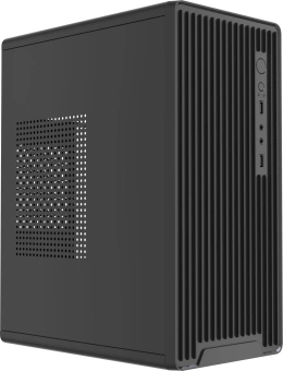 Корпус Accord ACC-M258-02B черный без БП mATX 4x120mm 2xUSB2.0 audio - купить недорого с доставкой в интернет-магазине