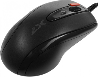 Мышь A4Tech X-7120 черный оптическая 2000dpi USB2.0 7but (X-710BK+X7-200MP) - купить недорого с доставкой в интернет-магазине
